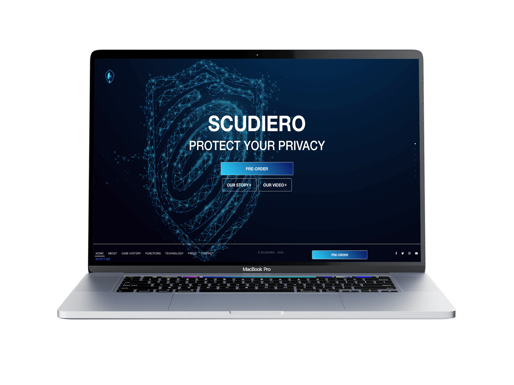 Portofoliu Scudiero - Site , branding, logo